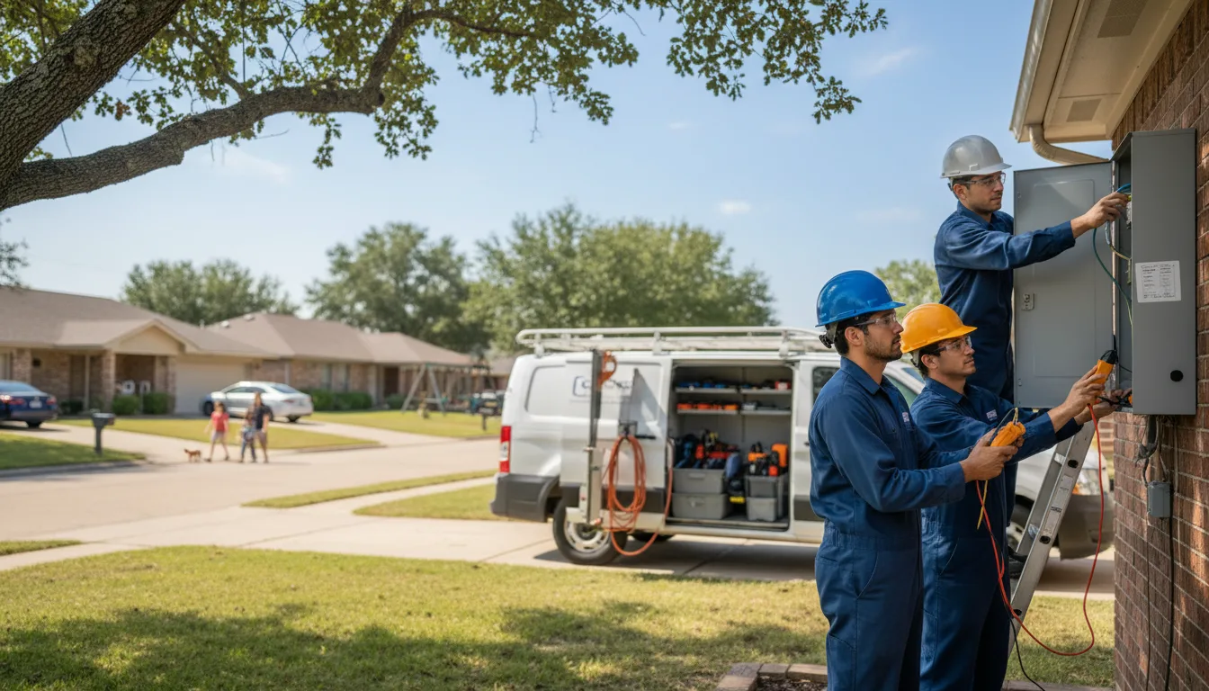 Certified electrician providing emergency electrical services in Afton, IA